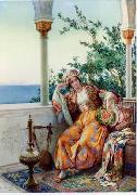 unknow artist Arab or Arabic people and life. Orientalism oil paintings 569 oil on canvas